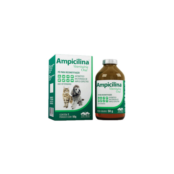 Ampicilina Veterinária Oral 50 g