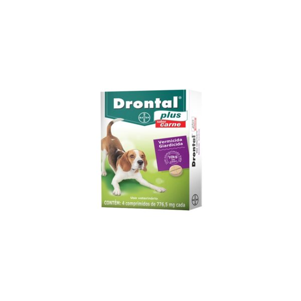 Drontal Plus Sabor Carne 4 Comp