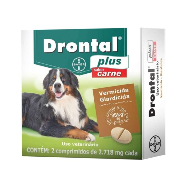 Drontal Plus Sabor Carne 2 Comp /35 Kg