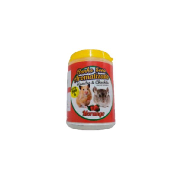 Banho Seco Hamster Morango 500 gr