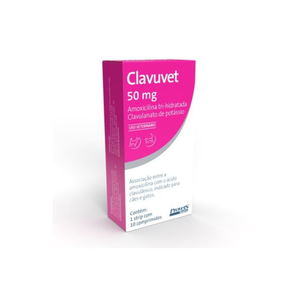 Clavuvet 50mg 1x10 comp.