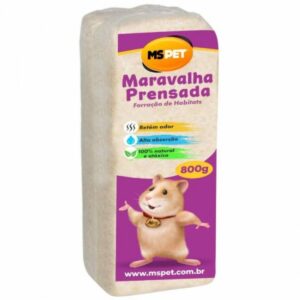 Serragem Maravilha para Hamster 800g Prensada